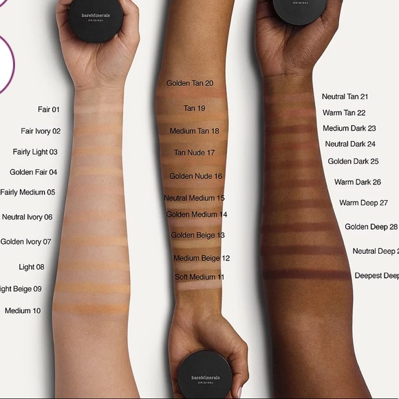 NWT bareMinerals ORIGINAL Foundation SPF 15 Tan Nude 17 - Picture 3 of 11